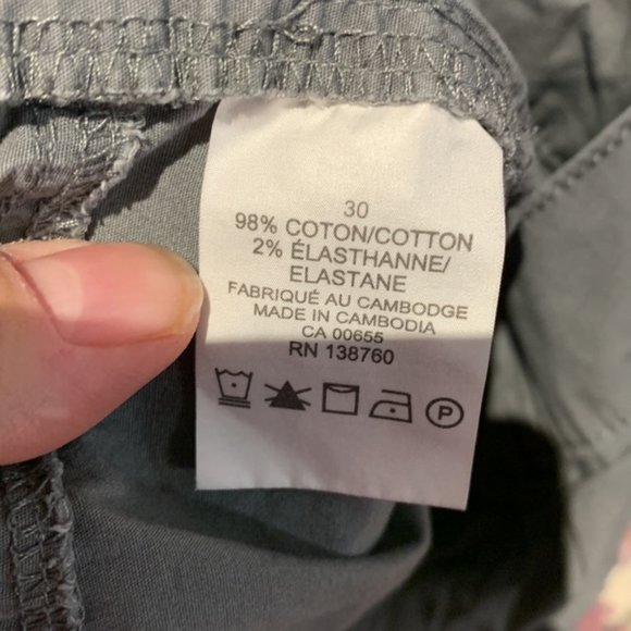 D/C Grey Shorts Size 30 - Picture 5 of 6